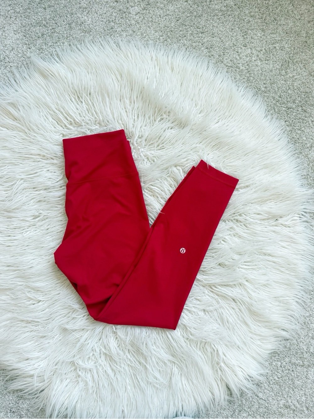 Lululemon Red High-Waist Leggings - Picture 4 of 4